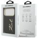 8. Karl Lagerfeld Karl Script Logo Case for iPhone 17 Pro - Black