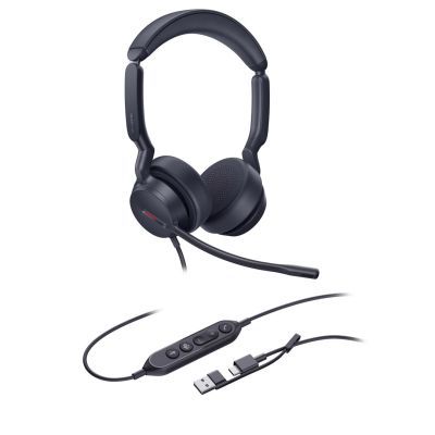 2. Yealink UH44 Teams USB-C/A Binaural Headset
