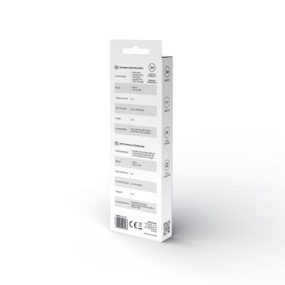 4. SAVIO USB-A – MICRO USB CABLE, 3 M, WHITE, CL-167