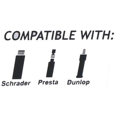 12. DUNLOP 2-PISTON FOOT PUMP WITH PRESSURE GAUGE BIKE CAR BALL