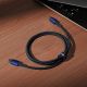 15. Baseus Tungsten Gold USB-C / USB-C 100W Cable 2m - Navy Blue