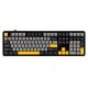12. gasket F108 Gray+Orange+Deep Gray Volcano switch RGB AULA keyboard