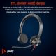 200. Poly Blackwire 3325 Stereo MS Teams Certified USB-C Headset +3.5mm Plug +USB-C/A Adapter 8X222AA