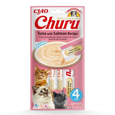 CHURU Tuna and Salmon Treat for Cats 4x14g