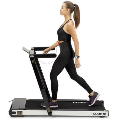 2. HMS LOOP12 Electric Treadmill 1-12 km/h, Black