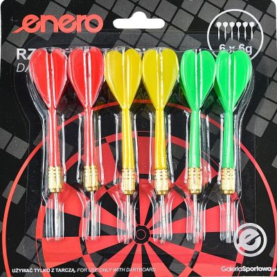4. DARTS METAL DARTS 6g SET 6 PCS ENERO
