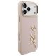 4. Karl Lagerfeld Karl Script Logo Case for iPhone 17 Pro Max - Pink
