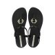 6. Ipanema Sandal Class women's flip-flop sandals fashionable black with gold