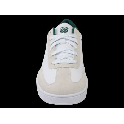 3. K-swiss sneakers COURT BALBOA WHITE/CLOUD DANCER/POSY GREEN-M (04735-168-M)