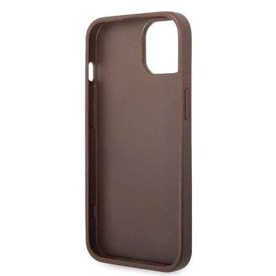 7. Guess GUHCP15S4GMGBR iPhone 15 6.1" brown/brown hardcase 4G Big Metal Logo