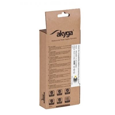 3. Akyga AK-ND-47 AC Adapter for Acer, DELL, Packard Bell Notebook (19V; 2.15A; 40W; 5.5mm x 1.7mm)