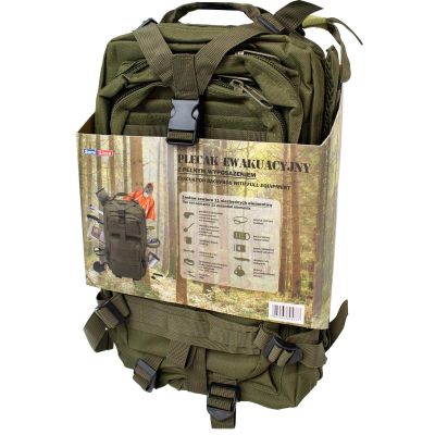 9. EVACUATION BACKPACK WITH EQUIPMENT KHAKI SEMI LINE