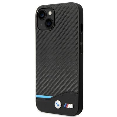 2. Case BMW BMHCP14M22NBCK iPhone 14 Plus 6.7 "black / black Leather Carbon