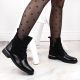 2. Filippo W PAW476 black patent leather insulated ankle boots