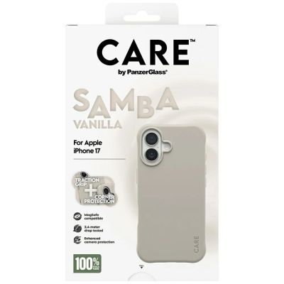 5. CARE by PanzerGlass Fashionable Samba MagSafe Case for iPhone 17 - Gray