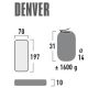 10. High Peak Denver mattress 197x70x10 41027