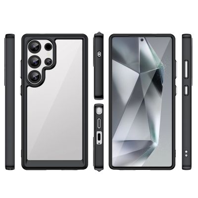 2. Outer Space Case with Gel Frame for Samsung Galaxy S25 Ultra - Black