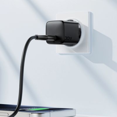 11. Acefast A118 GaN PD 30W USB-C Wall Charger - Black
