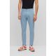 3. Hugo Boss men's slim-fit trousers in stretch cotton gabardine, light blue (50468314-451)