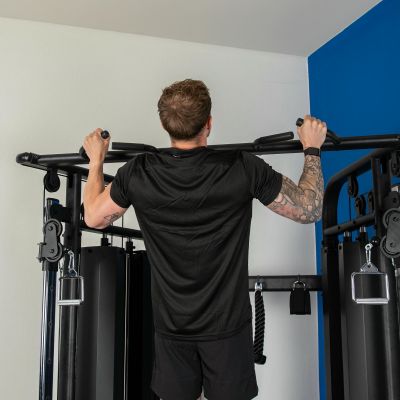 18. VIRTUFIT CC100 CABLE CROSSOVER - DOUBLE ADJUSTABLE PULLEY - FUNCTIONAL TRAINER