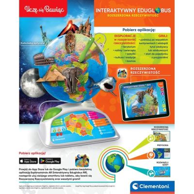 7. Clementoni Set - Interactive Eduglobus