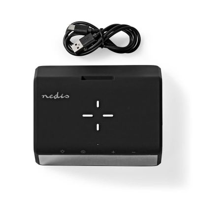 6. Nedis WCACQ30BK Alarm Clock Digital Alarm Clock Black