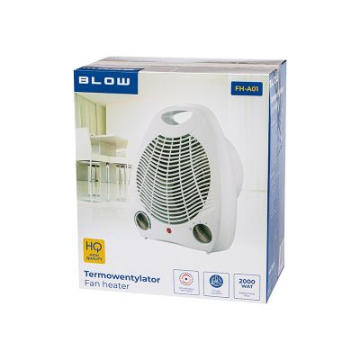 3. BLOW 2000 W FH-A01 FARELKA Fan Heater, White