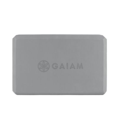 10. GAIAM Foam Yoga Cube Gray 61350