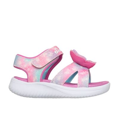 4. Skechers Kids' Sandals Jumpsters Sandal Butterfly Brites 303109N PKMT