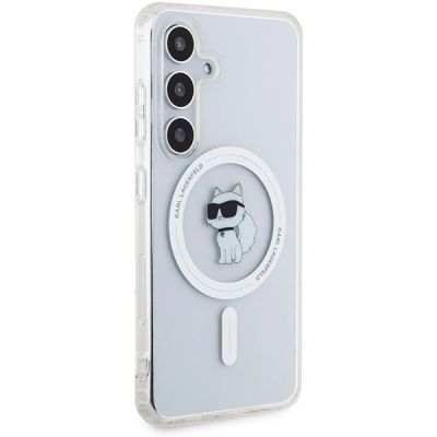 4. Karl Lagerfeld IML Choupette MagSafe case for Samsung Galaxy S24 - transparent