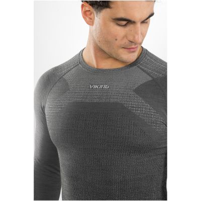 5. VIKING Altis Man Set Merino Men's Underwear, Black, M