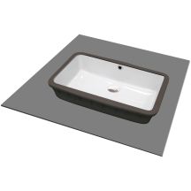 Under-counter ceramic washbasin