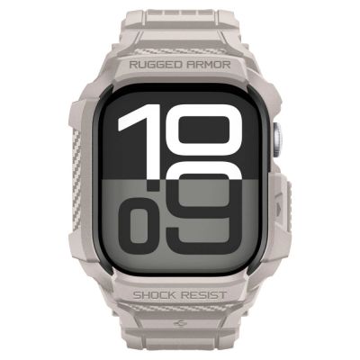2. Spigen Rugged Armor Pro V2 Apple Watch Strap (46mm) - Beige