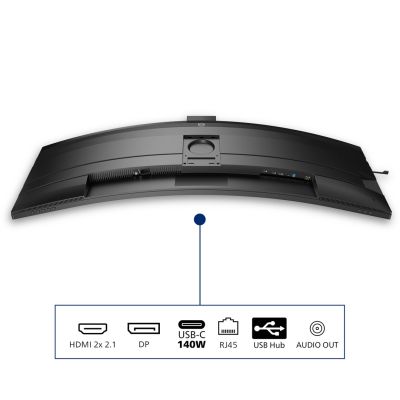 53. Philips 5000 series 49B2U5900CH/00 computer monitor 124 cm (48.8") 5120 x 1440 px Dual QHD LCD Black