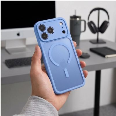7. Tech-Protect BasicMag MagSafe case for iPhone 17 Pro / 18 Pro - light blue matte
