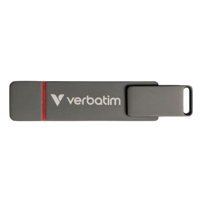 10. Verbatim Dual QuickStick USB Flash Drive 512GB USB Type-A / USB Type-C 3.2 Gen 1 (3.1 Gen 1) Grey