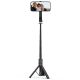 6. Tech-Protect L04S Bluetooth Selfie Stick with Tripod up to 95cm and 360 Head - Black