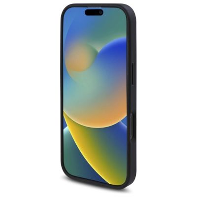 5. Guess GUHMP16LP4ROPEMCK iPhone 16 Pro 6.3" black/black hardcase 4G Flowers Print MagSafe