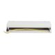 7. Modular desktop patch panel 12x keystone, shielded, gray, cable guide, labeling fields