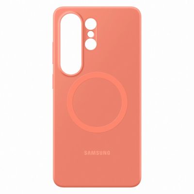 4. Samsung Silicone Magnet Case for Samsung Galaxy S26 Ultra, MagSafe Compatible - Red
