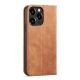 4. Magnet Fancy Case Case for iPhone 13 Pro Max Pouch Card Wallet Card Holder Brown