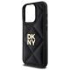 6. DKNY Quilted Stack Logo iPhone 15 Pro Case - Black