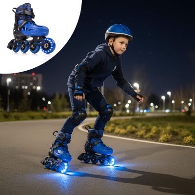 10. Meteor S 30-33 Loky Roller Skates Black/Blue