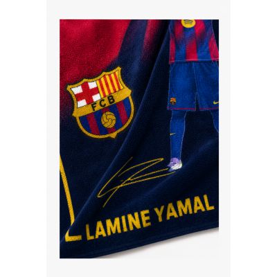 3. FC Barcelona beach towel Yamal microfiber 70X140 124609