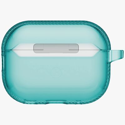 4. Uniq Glase Pro Case for AirPods Pro 3 Lock Case - Transparent Blue