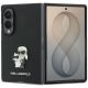 Karl Lagerfeld Saffiano Karl&Choupette Pin Case for Samsung Galaxy Z Fold 8 - Black