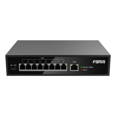 2. Fanvil PN8 Network Links Unmanaged Fast Ethernet (10/100) Black