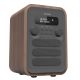 Denver DAB-48GREY Personal Digital Radio Gray, Wood