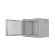 4. Lanberg 19" 9U 600X450 gray wall-mounted rack cabinet with perforated doors (flat pack)