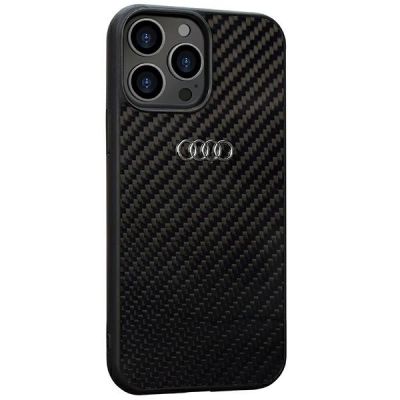 2. Audi Carbon Fiber iPhone 13 Pro Max 6.7" black/black hardcase AU-TPUPCIP13PM-R8/D2-BK